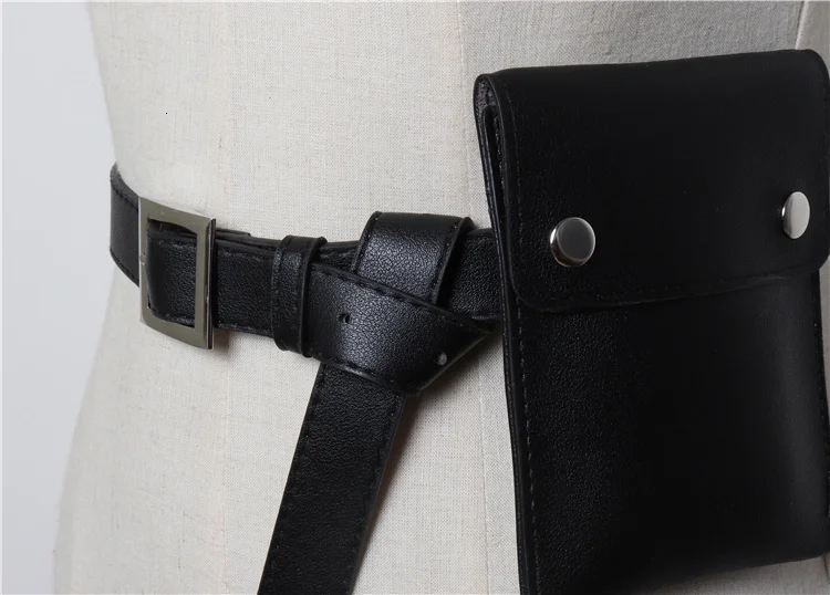 IEFB Straps All Math Men Women's Belt Mini- Packet New Fashion Black PU Leather Belts Clothes Accessories Multi-purpose 9Y116