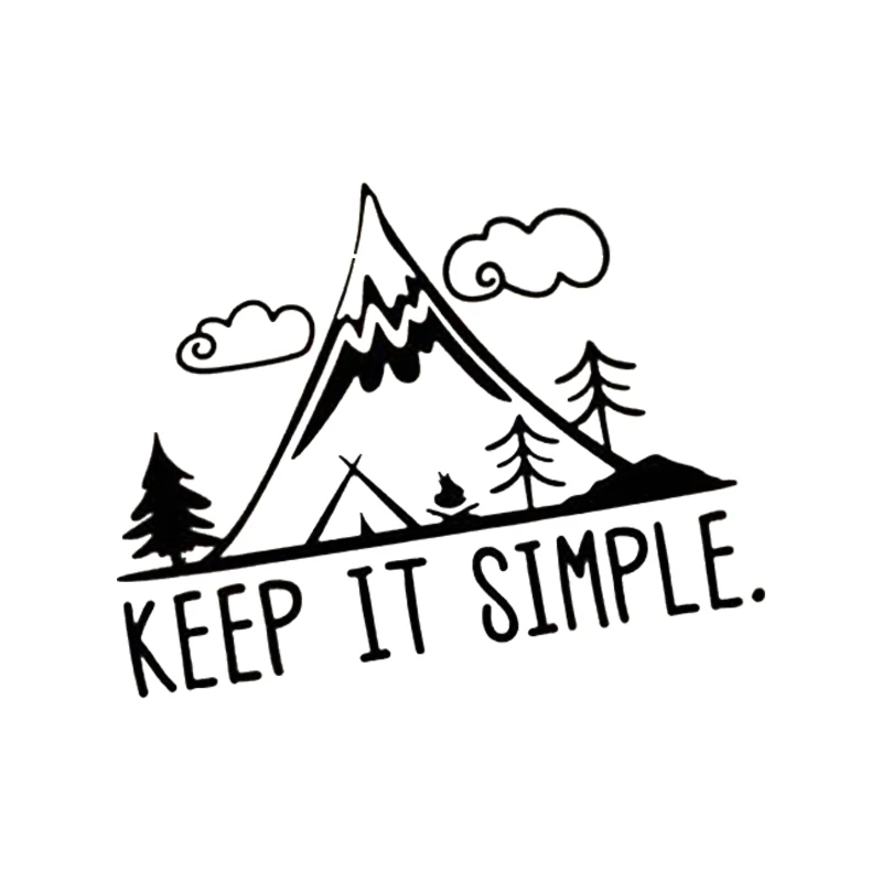 Laptop Mountains Pine Tree Pine Tree Life Bumper,Vinyl Car Sticker travel
