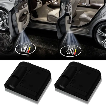 

wireless Led car door welcome Laser projector Logo ghost shadow lights For Hondas Mugen power Civics Accords CRV Car Accessories