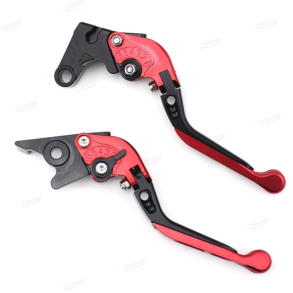 CNC алюминиевый выдвижной складной тормоз для мотоцикла черные оранжевые золотые