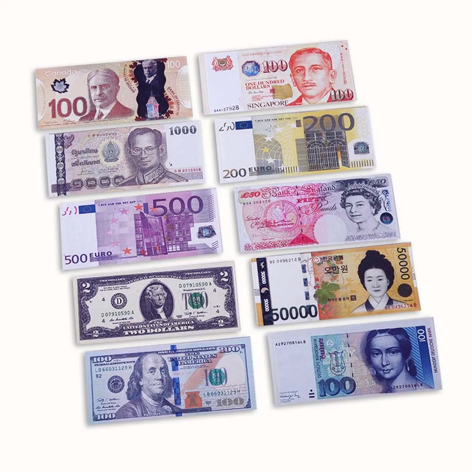 Высококачественный новый кошелек унисекс для долларов и банкнот с узором евро