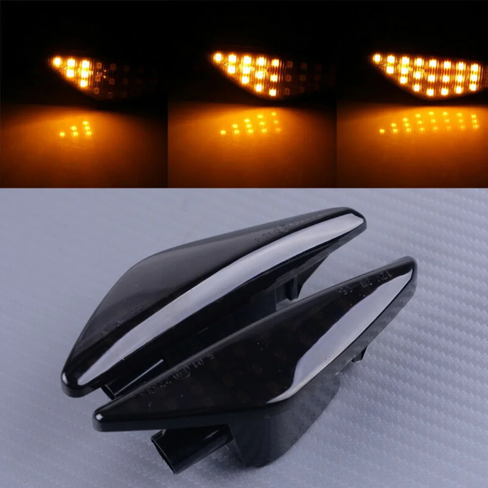 

2pcs Car 2 Sides Marker Indicator Turn Signal Light Lamp For BMW E70 X5 E71 X6 F25 X3 Side Turn Signal Light