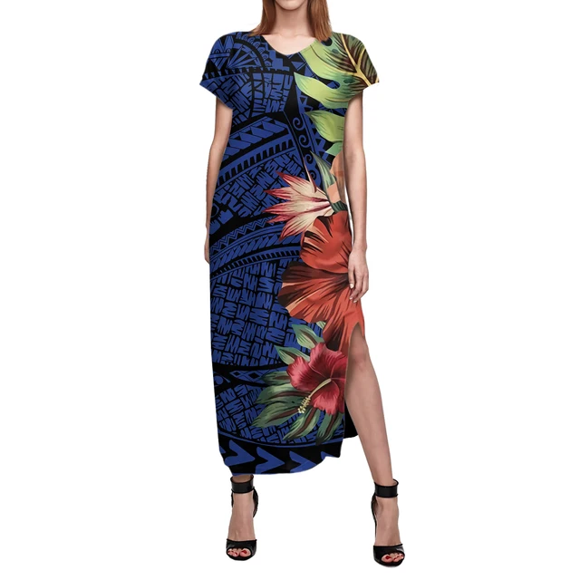 Polynesian Samoan Tribe Gradient Dress 