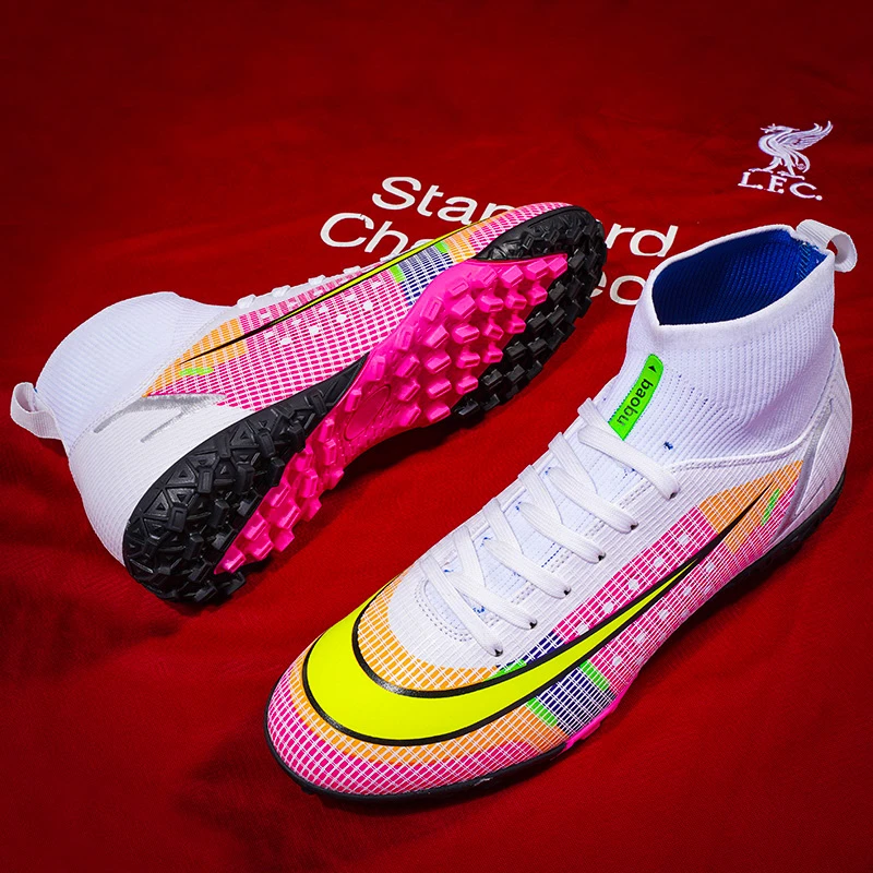 Zapatillas para hombre y mujer, zapatos de coloridos, botines TF para zapatos de fútbol, zapatillas de fútbol para césped para niños,|Calzado de fútbol| - AliExpress