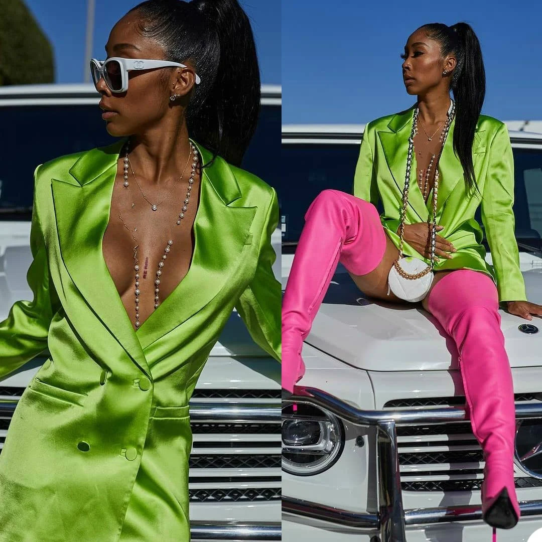 

Summer Runway Designer Blazer Women Classic Double Breasted Slim Fitting Textured Coat Jacket 1 Piece Custom Made