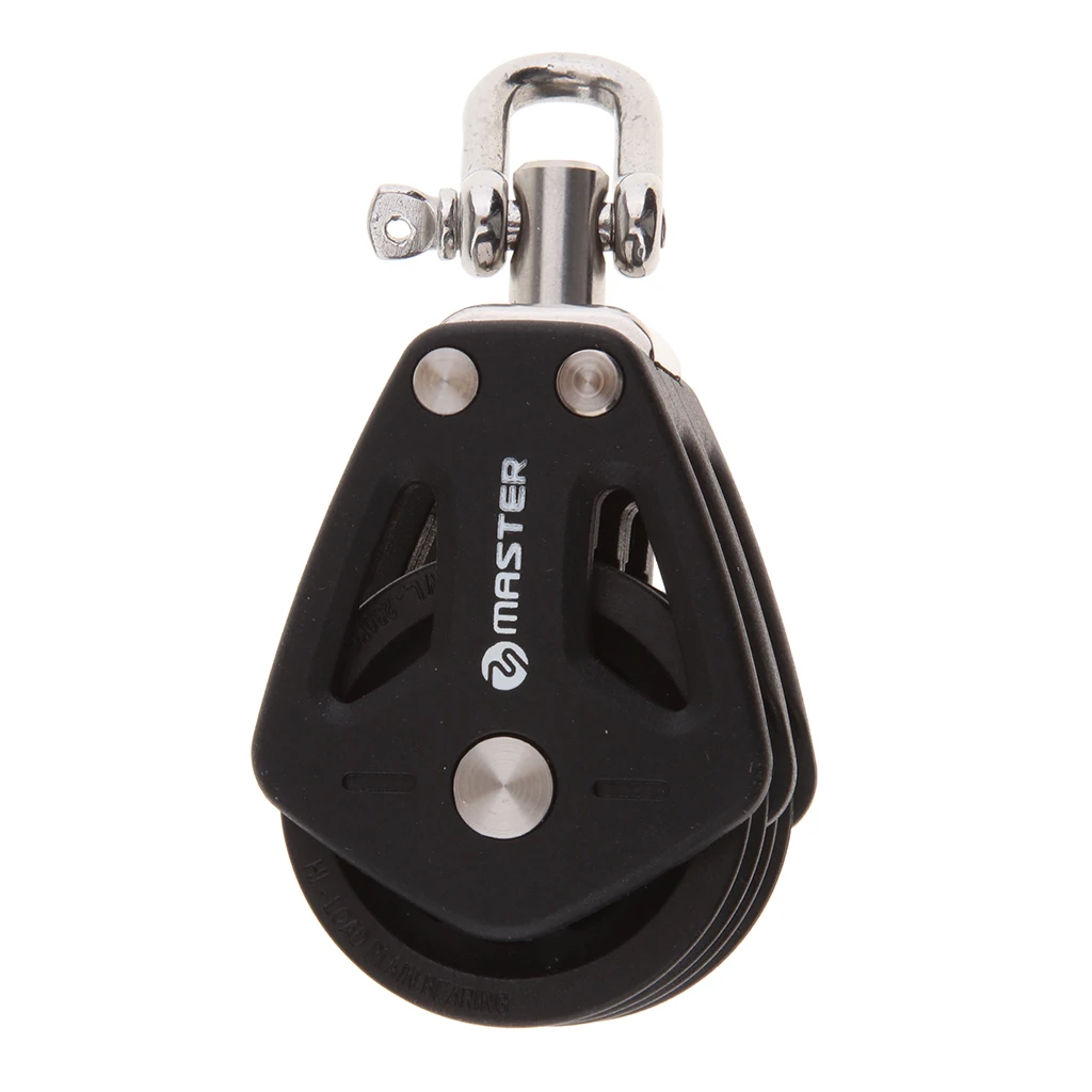 Шарнирный кран из нержавеющей стали 316 двойной шкив 35 мм поворотный крюк