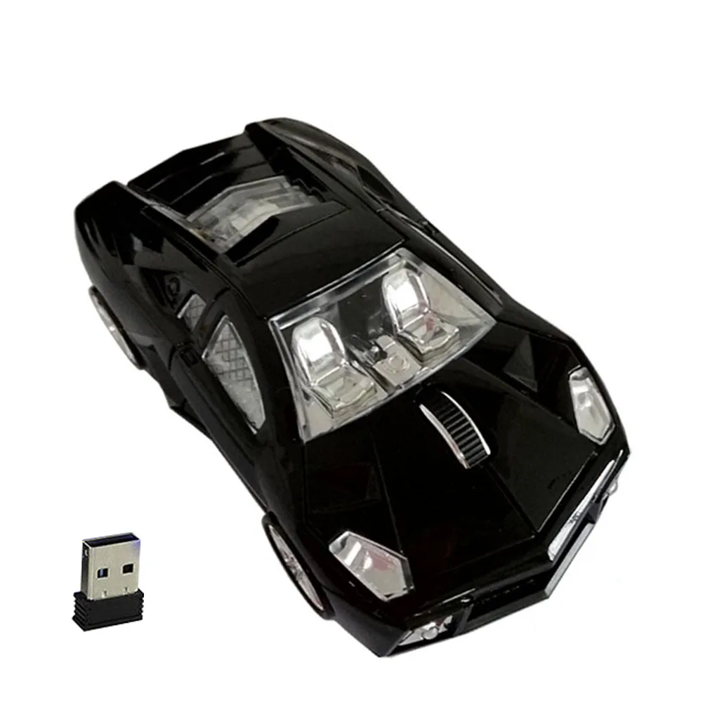 2,4 ГГц 2 клавиши Компьютерные аксессуары игровая прокрутка USB интерфейс Универсальная автомобильная форма оптическая мышь беспроводная мышь фотоэлектрическая