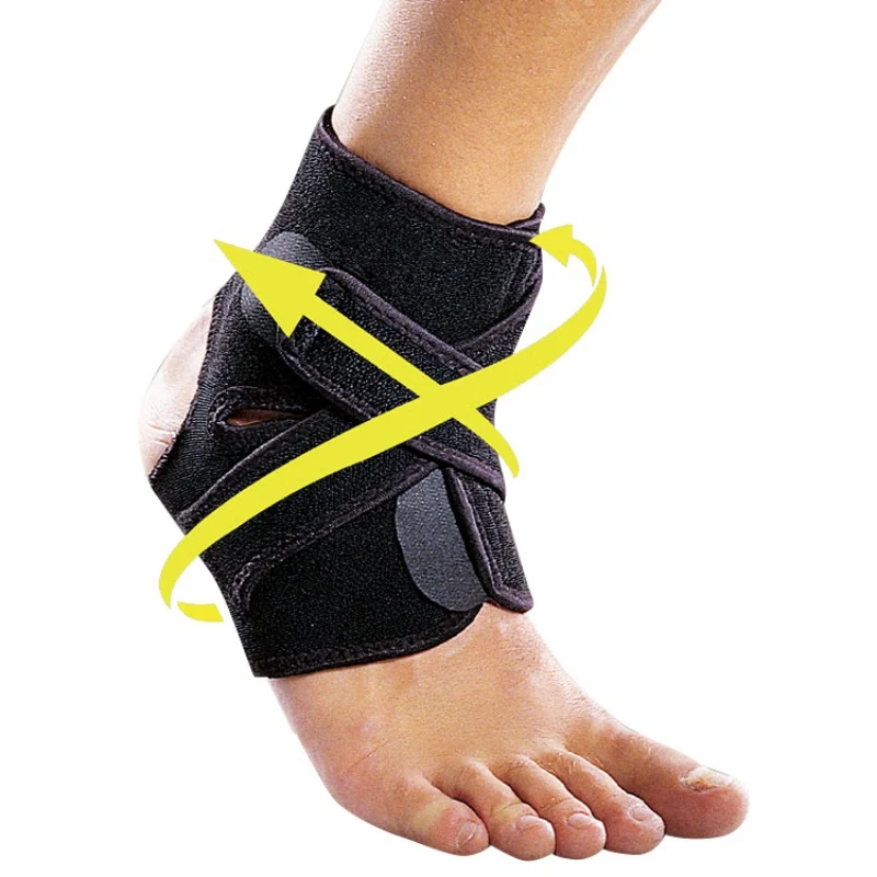 AdjustableAnkle поддержка для женщин и мужчин резиновый нейлон дышащий компрессионный рукав пяточная крышка защитная упаковка спортивная одежда 1 шт