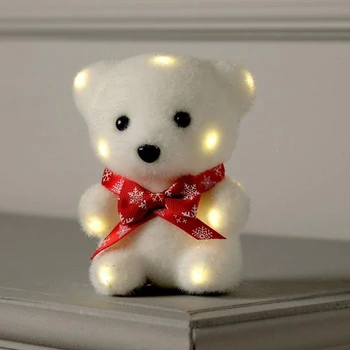 

Light figure "Bear in a butterfly", 13 LED, 12x9x8 cm, fixing, from battery, T / WHITE 4843984