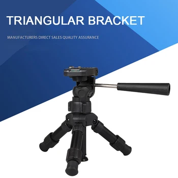 

Aluminum Alloy Plastic Tabletop Tripod for DSLR Portable Tabletop Tripod Stand with/ Pan Tilt Head for Camera