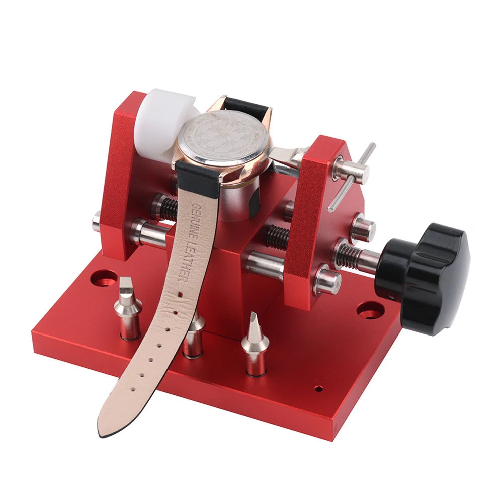 

Back Open Wear Resistant Portable Metal Snap-On Type Watch Case Remover Workbench Home Use Repair Tool Adjustable Jaw Durable