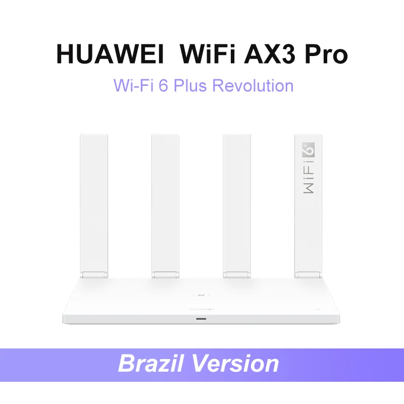 Origial Brazil Version HUAWEI WiFi Router AX3 (Dual-core) 3000 Mbps1 | Wi-Fi 6 Plus | OFDMA Multi-User  Mesh Networking 2.4G wifi signal booster for smart tv Wireless Routers