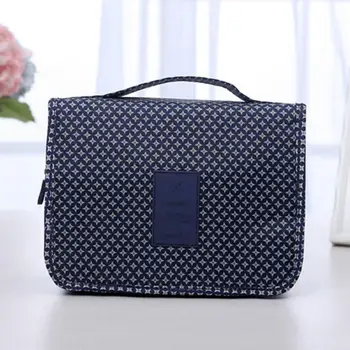 

Waterproof Polyester Makeup Bag Travel Beauty Hanging Type Cosmetic Bag