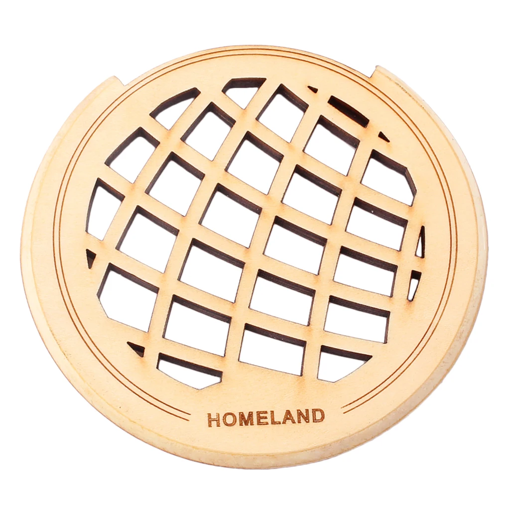Wooden Sound Hole Cover Block Buffer for 40