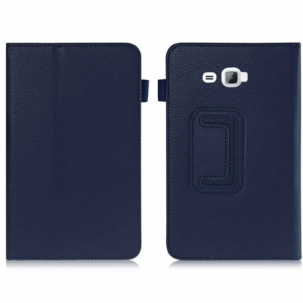 Deep Blue Противоударный кожаный флип-чехол с подставкой для Samusng Galaxy Tab E 8,0 дюймов SM-T377 SM-T375 SM-T378 чехол Авто Режим сна/пробуждения умный чехол - Цвет: Deep Blue