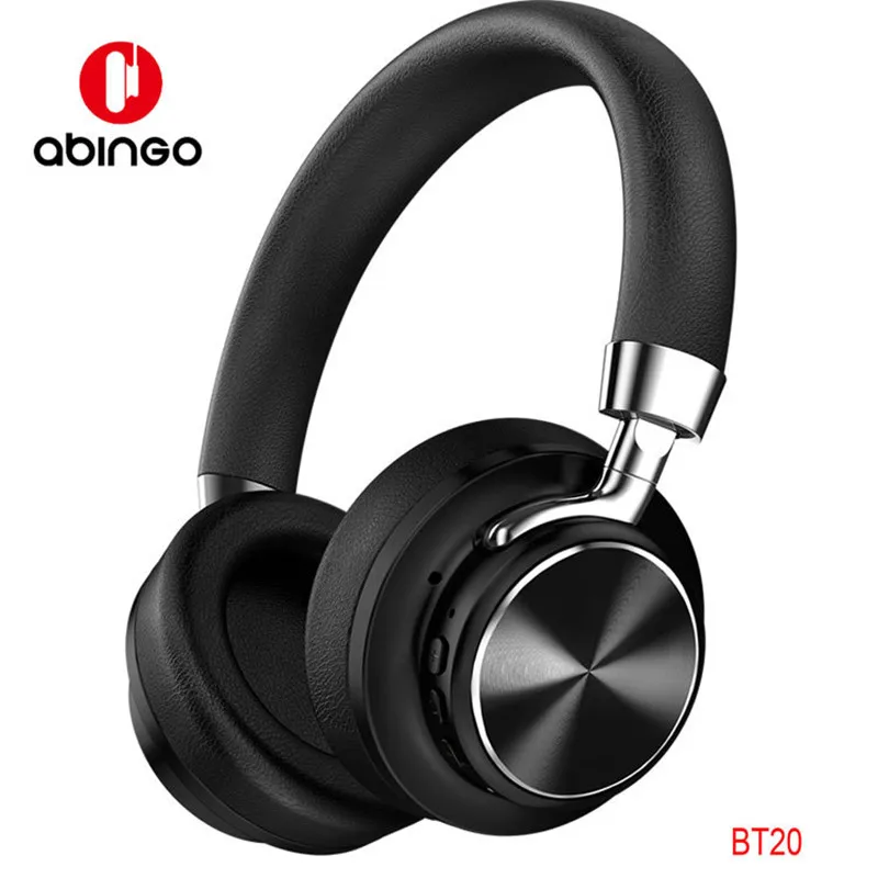 

abingo BT20 Bluetooth 5.0 Hifi Earphone Bass Stereo Wireless Bluetooth Headphone Headband Headset for iPhone/Xiaomi/Samsung/Sony