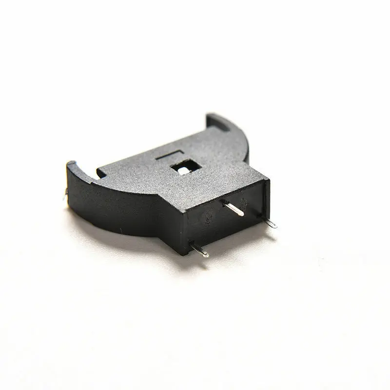 10pcs CR2032 Half-Round Lithium Button Cell Coin Battery Box Holder Case CR 2032 Batteries Holder Socket 3 PIN