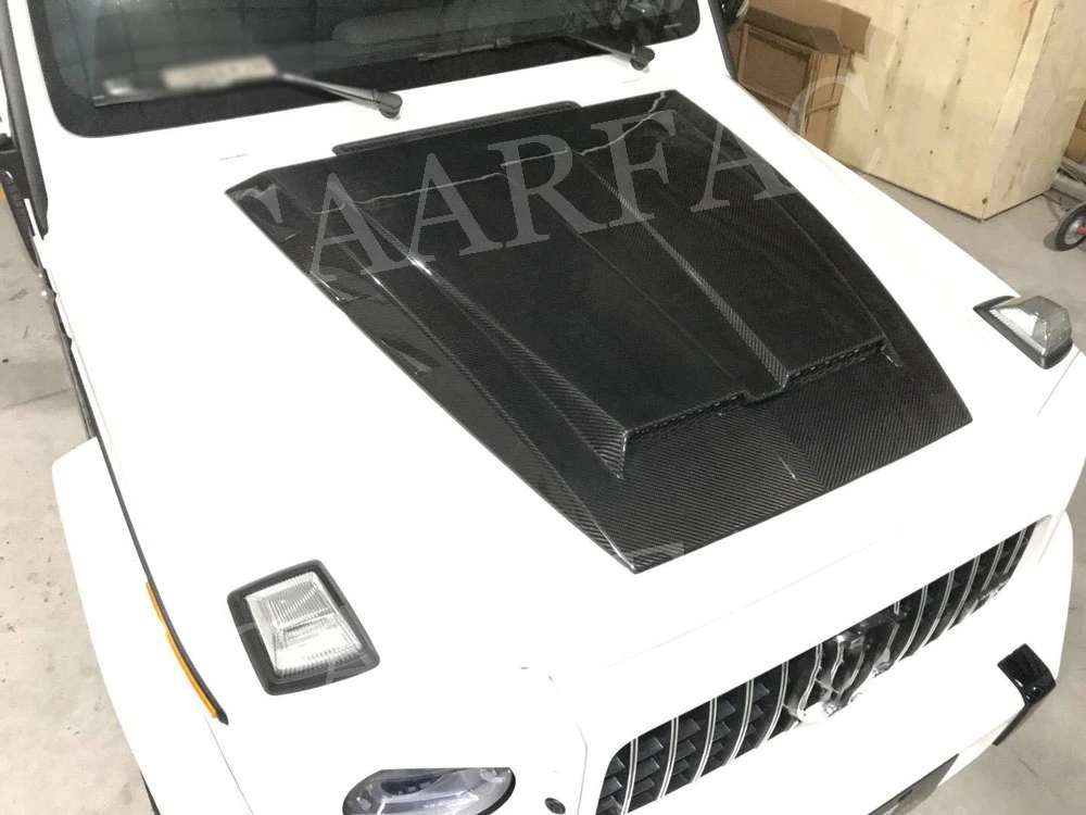Для Mercedes Benz G-CLASS W463 G500 G550 G55 G63 сухое углеродное волокно/FRP передняя крышка капота автомобиля Стайлинг