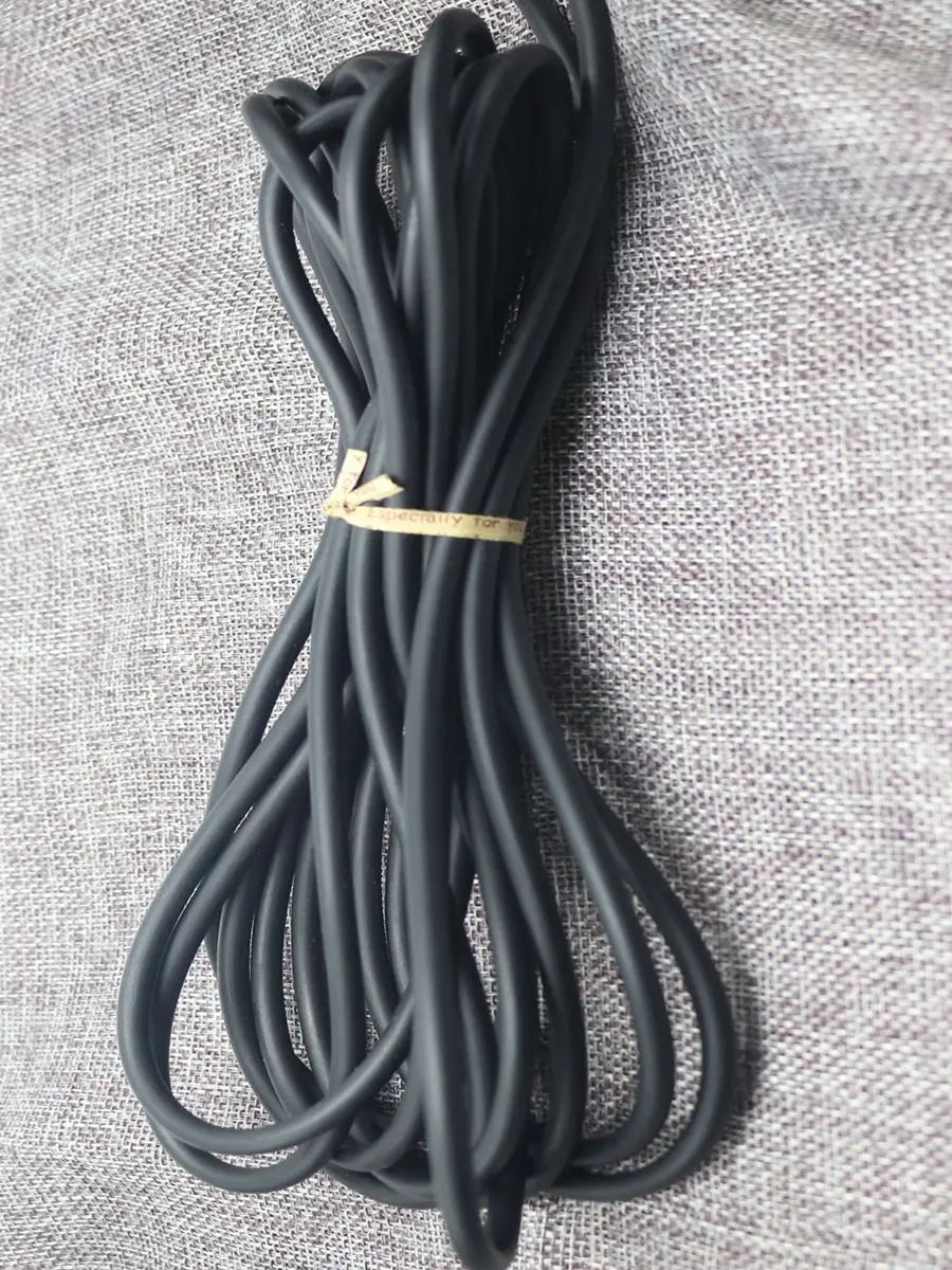 5 Meter Black 5mm Solid Rubber Jewelry Cord String for Jewelry Pendants Craft