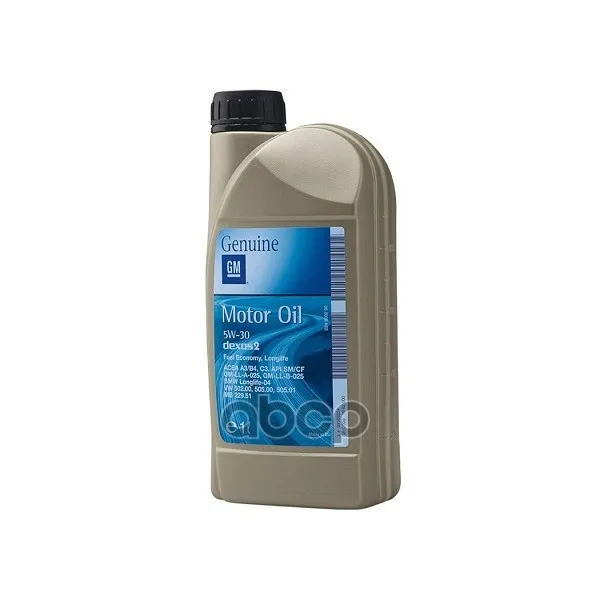 General Motors engine oil GM dexos 2 5W-30 synthetic 1 L 93165690