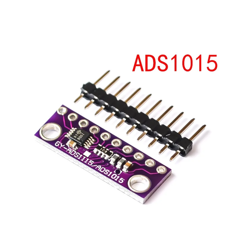 10 шт./лот мини GY-ADS1015 12bit АЦП макетная плата модуль аналого-цифровой преобразователь