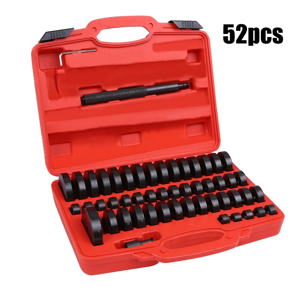 52pcs Custom Bush Front Wheel Bearing Seal Driver Set Discs Tools 18-65mm Car Repairing Set Bearing and seal Driver Kit