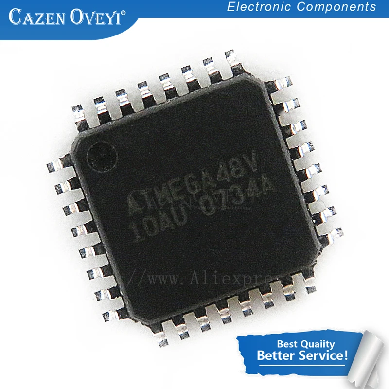 1 шт./лот ATMEGA48V-10AU ATMEGA48V-10AI ATMEGA48V ATMEGA48 QFP-32 в наличии | Электронные компоненты и