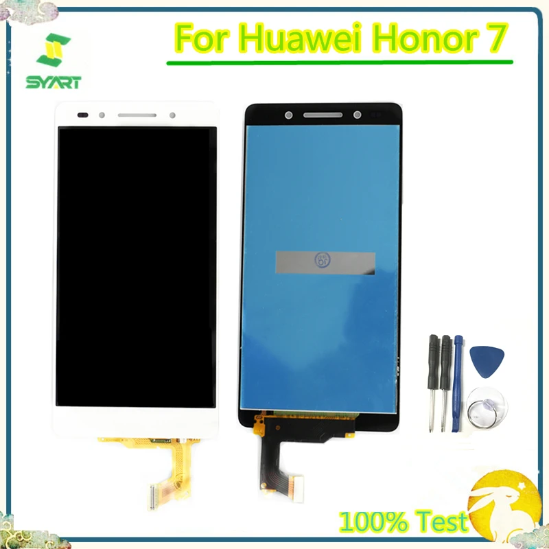 

5.2'' 100% Tested LCD Display For Honor7 LCD Touch Screen Digitizer Assembly Frame For Huawei Honor 7 PLK-TL01H PLK-L01 PLK-UL00