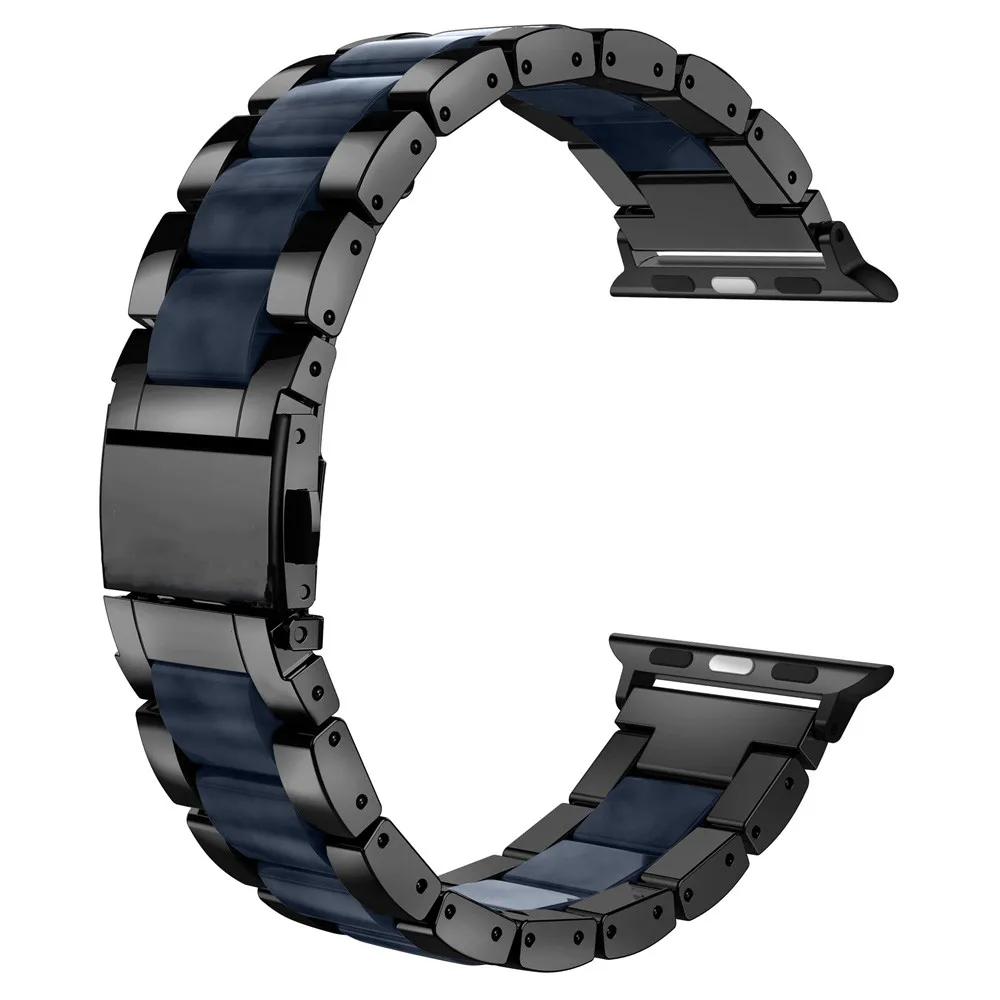 C5 Роскошный металлический ремешок из нержавеющей стали для Apple Watch, ремешок 38 мм, 42 мм, браслет для iwatch серии 5, 4, 3, 2, 1 - Цвет ремешка: C5