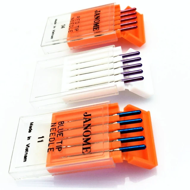 Janome Sewing Machines Accessories  Janome Blue Tip Needles Size 11 - 1  Set 5 Pcs - Aliexpress