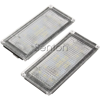 

1Pair Car LED number License Plate Light 12V White SMD canbus lamp bulb Car Styling For BMW 7 Series E65 E66 accessories