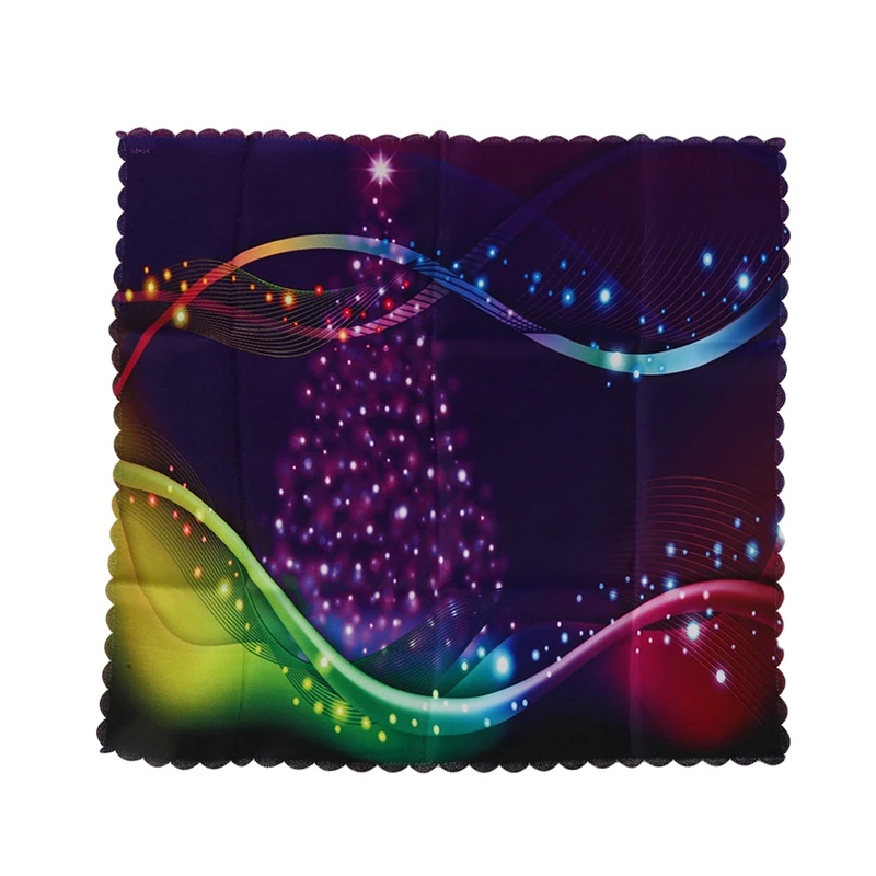 3D Table Cloth Luminous Christmas Tree Pattern Waterproof Tablecloth Merry Christmas Rectangular Round Table Cover