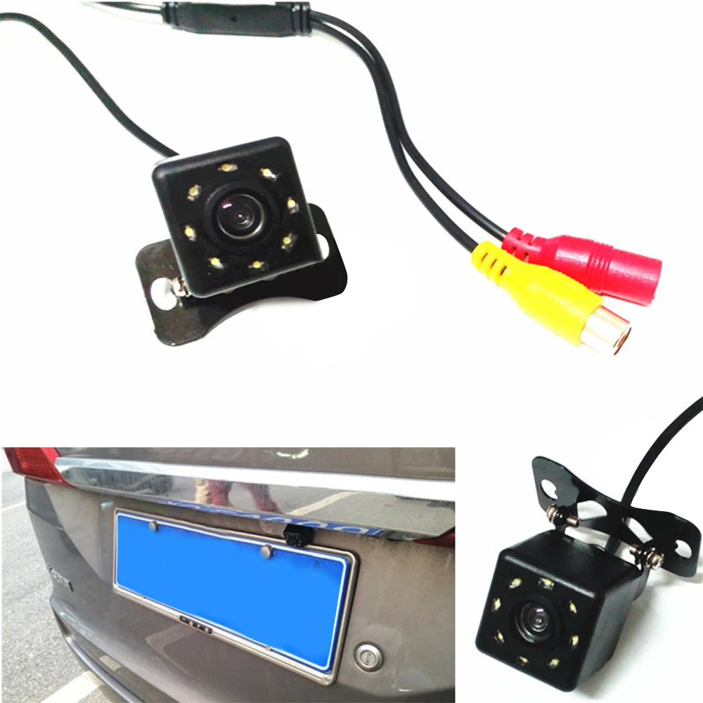 Автомобильная универсальная камера заднего вида 12LED с инфракрасным ночным видением Автоматический монитор парковки фронтальная/задняя камера заднего вида N28