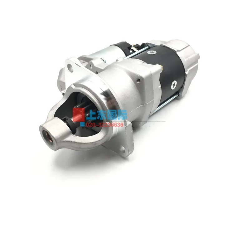 free shipping Hitachi EX220-3/5 Hino H06C/H07C engine start motor 24V11 tooth excavator accessories parts warranty 6 mouths