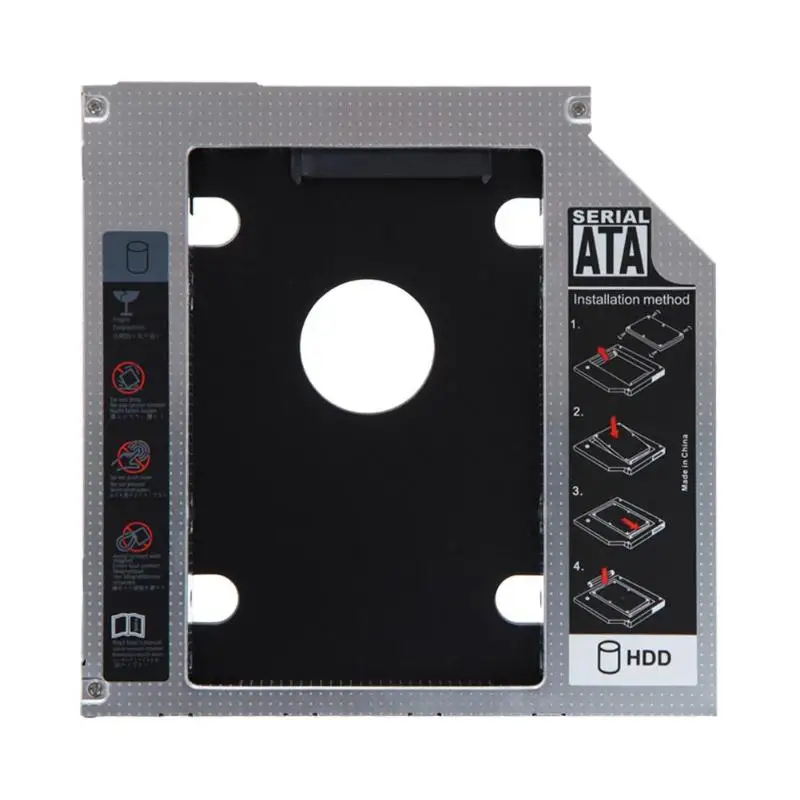 VKTECH 9 5 мм/12 7 мм алюминиевый HDD Caddy SATA 3 0 жесткий диск HD SSD чехол Корпус для ноутбука