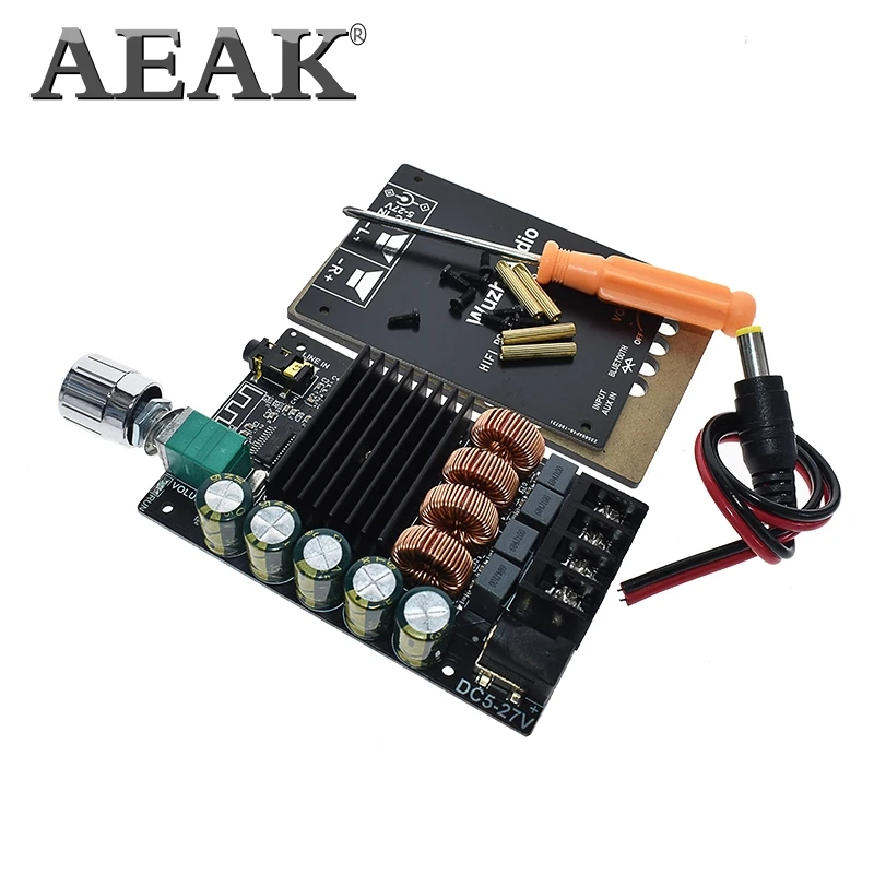 AEAK ZK-1002 HIFI 100WX2 TPA3116 Bluetooth 5,0 высокой мощности Цифровой усилитель стерео плата AMP Amplificador домашний кинотеатр
