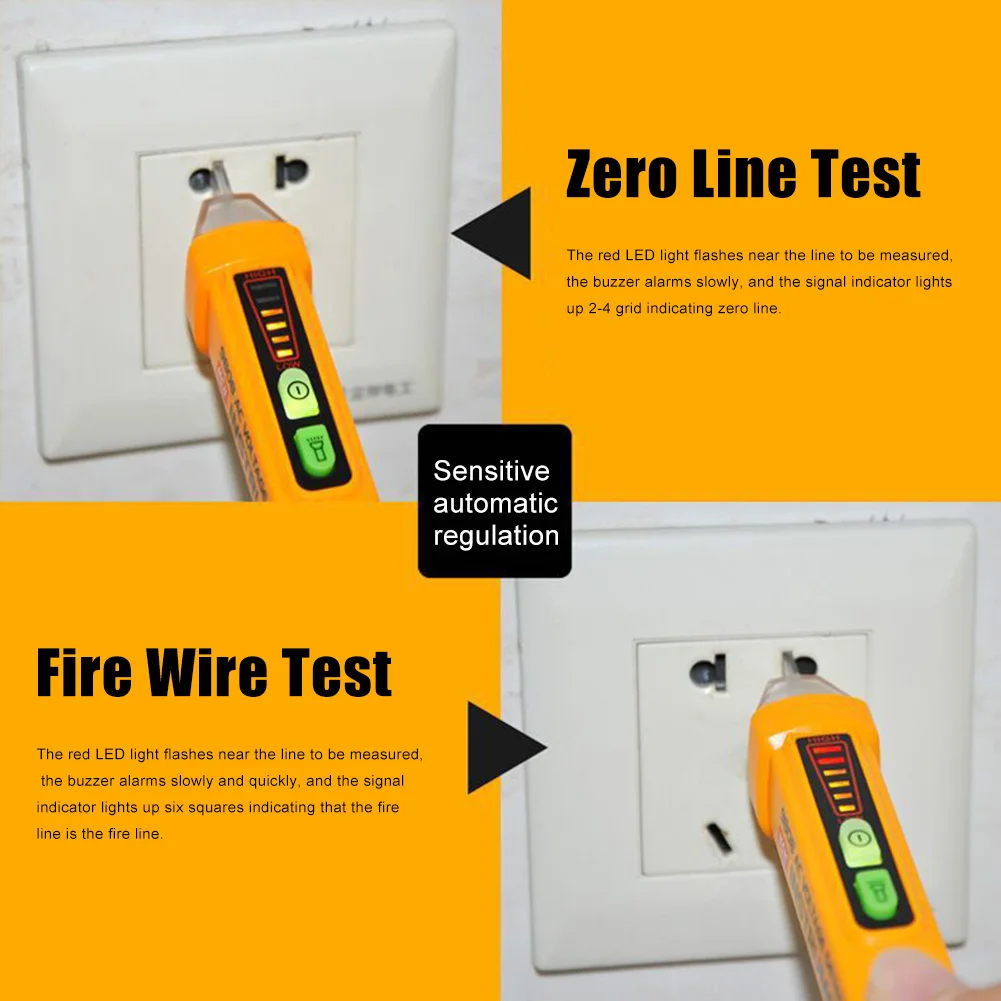 

High Multi-function Led Voltage Tester Pen Testing Pencil Sensitivity Electric Compact LG66