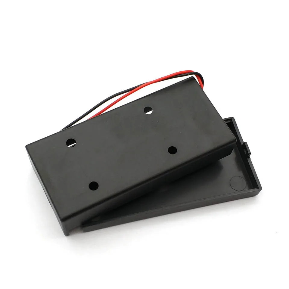 Battery Storage Case 18650 Batteries Holder Plastic Box Container Series Connection 7.4V with Wire and ON/OFF Switch 2*18650 |