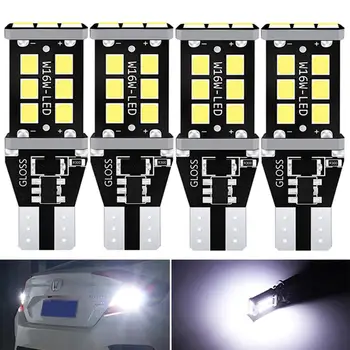 

4x 1200Lm LED T15 W16W 921 Super Bright 2835 SMD LED CANBUS Car Backup Reserve Lights Bulb Tail Lamp Xenon White Red Orange Led