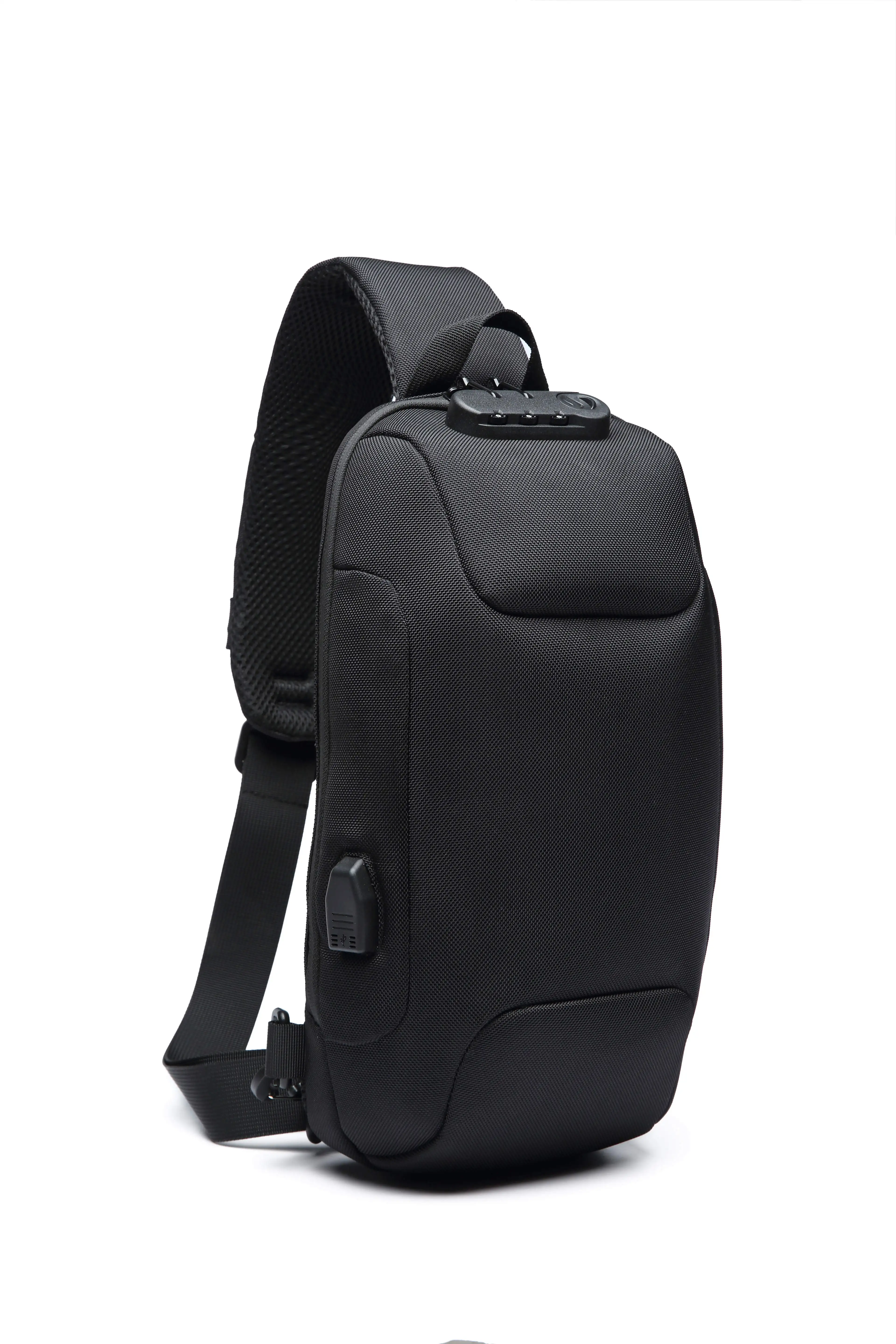 

2019 New OZUKO Multifunction Crossbody Bag for Men Anti-theft Shoulder Messenger Bags Male Waterproof Short Trip Chest Bag Pack