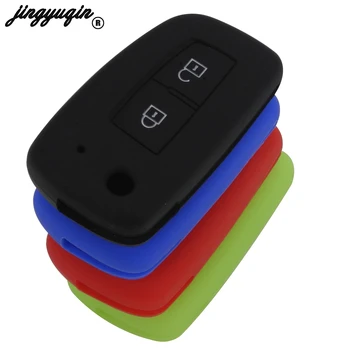 

jingyuqin 30pcs 2B Silicone car Key Cover Case For Nissan Qashqai X-trail Murano MAXIMA ALTIMA Juke key Car styling ACCESSORIES