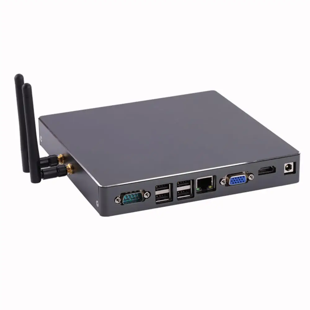 Мини ПК настольный компьютер Intel Core I3 4010U черный Windows 10/Ubuntu [HUNSN BH08GL]