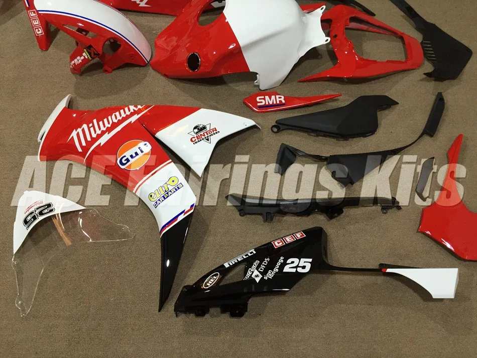 Обтекатели для кузова наборы литья под давлением для HONDA CBR1000RR для детей возрастом 12, 13, 14, 15, 16 CBR 1000RR 1000 RR 12-15 CBR1000 2012 2013 обтекатель белого и красного цветов