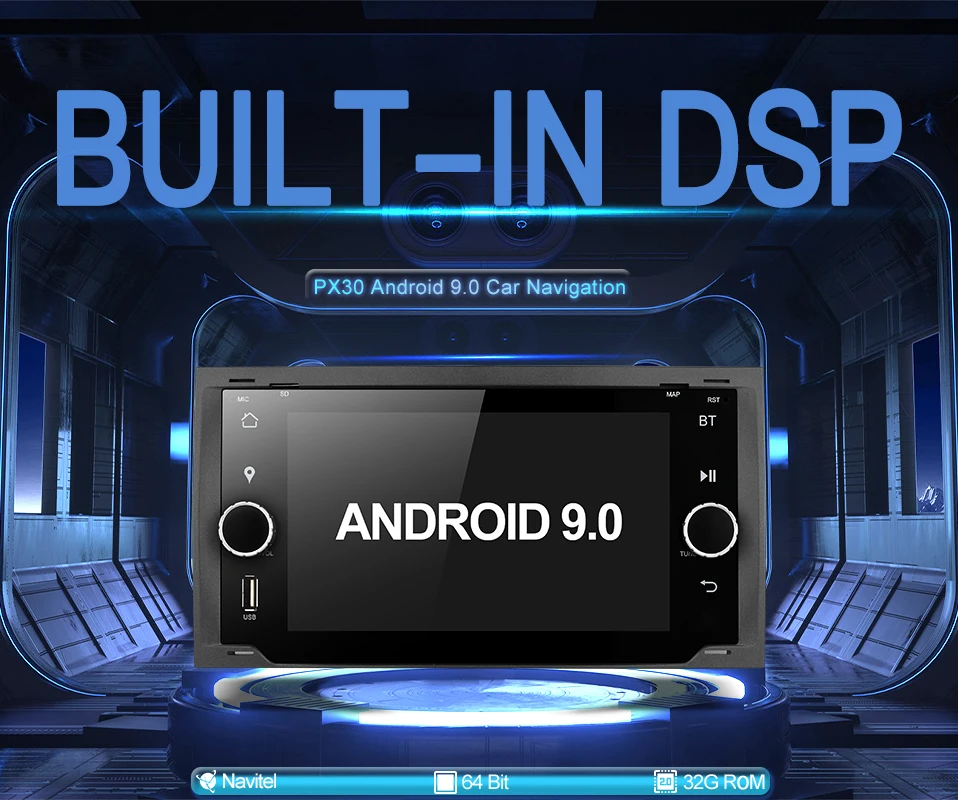 Android 9,0 PX30 автомобильный dvd для Ford focus Mondeo S-max smax c-max с радио gps медиаплеер 1024*600 навигация
