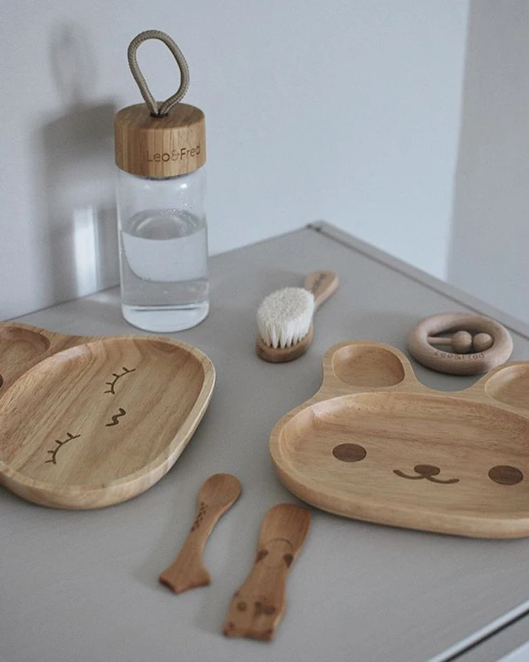 Wood-Baby-Food-Plate-Prato-Baby-Feeding-Dishes-Kids-Eating-Feeding-Set-Platos-Children-Baby-Servies-Tableware-Bowl-Topper-Tray-08