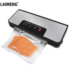 LAIMENG Aferidor Do Vácuo com Suporte de Rolo de Pulso Função de Sous Vide Sacos S285 Empacotador do Vácuo Máquina De Embalagem A Vácuo Para Armazenamento De Alimentos