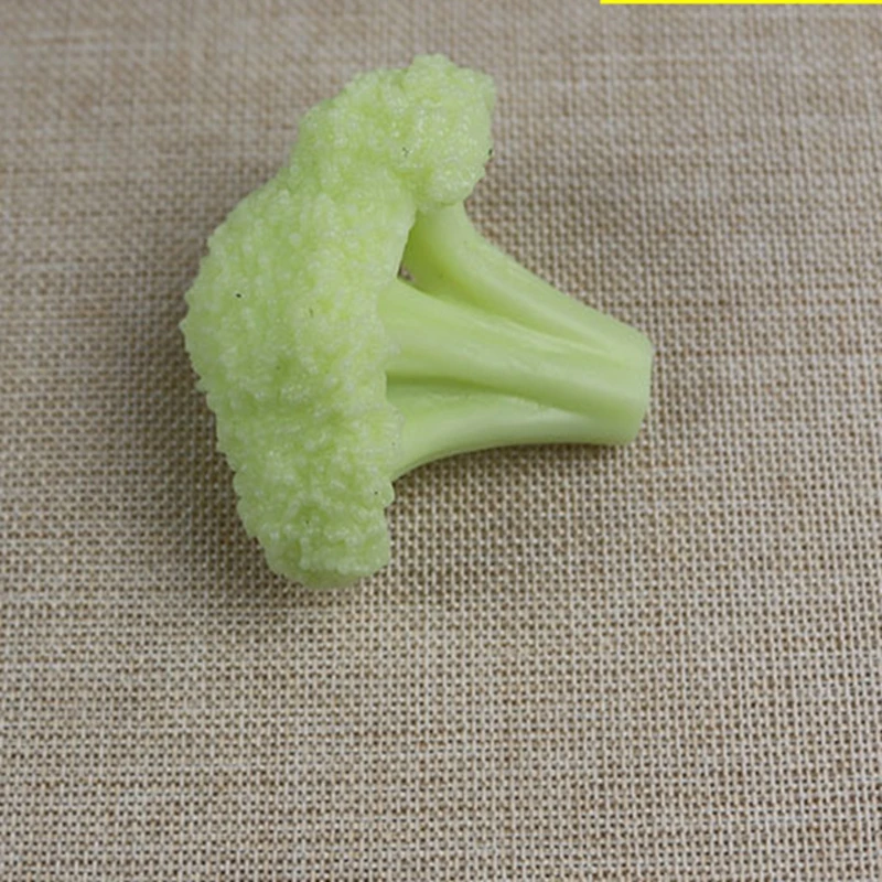1pcs cauliflower Украшения для дома мульти-стиль имитация зеленых овощей гостиной украшения поддельные брокколи Отель Ресторан DIY украшения - Цвет: 1pcs cauliflower