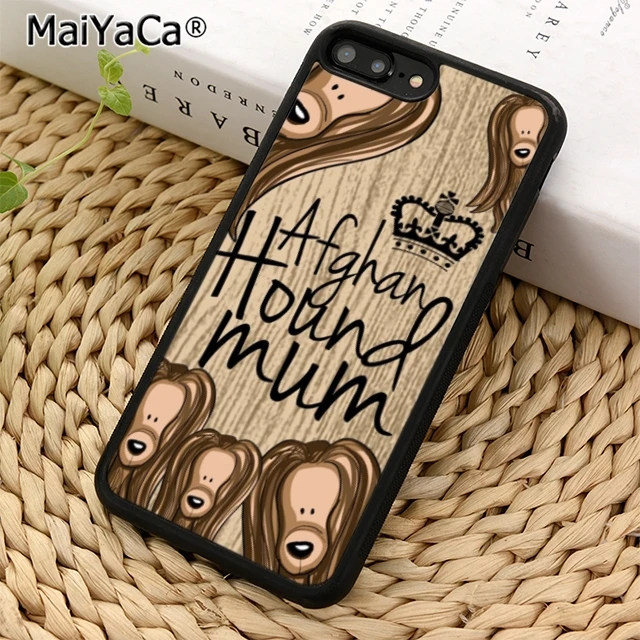 MaiYaCa Афганская собака Милая мама чехол для телефона iPhone 5 6s 7 8 plus 11 12 13 Pro X XR XS max Samsung
