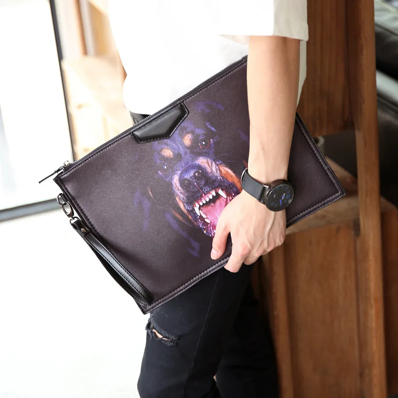 

Fashion men's hand bag Korean version of the new hand men's and women's leisure personality bag