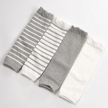 

Baby Leg Warmers Knee Pads Kids Newborn Striped Knee Protector Infant Winter Knitted Warm Leggings Socks For 0-12 Girls Boys